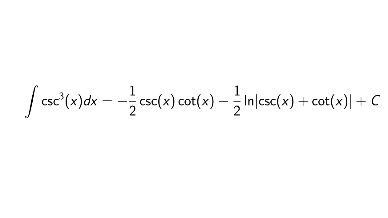 What Is The Integral Of Csc 3 x Epsilonify